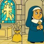 IQ teszt: találj 3 különbséget egy apácát ábrázoló képen 79 másodperc alatt egy templomban IQ teszt: találj 3 különbséget egy apácát ábrázoló képen 79